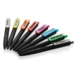 X3 puha tapintású, fekete felületű toll, zöld, fekete