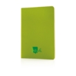 Standard, rugalmas, puhafedelű jegyzetfüzet, zöld