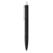 X3 puha tapintású, fekete felületű toll, átlátszó, fekete