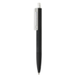 X3 puha tapintású, fekete felületű toll, átlátszó, fekete