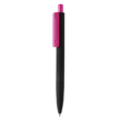 X3 puha tapintású, fekete felületű toll, rózsaszín, fekete