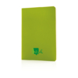 Standard, rugalmas, puhafedelű jegyzetfüzet, zöld