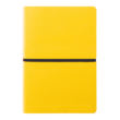 Deluxe puhafedelű A5-ös jegyzetfüzet, sárga