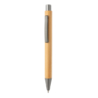 Slim design bambusz toll, barna, ezüst színű