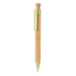 Bambusz toll búzaszár klipsszel, zöld