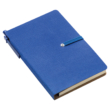 Jegyzetfüzet jelölő csíkokkal, kék