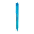 X9 fagyott hatású toll szilikon markolattal, kék