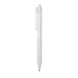 X9 fagyott hatású toll szilikon markolattal, fehér