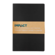 Impact puhafedelű kőpapír jegyzetfüzet A5, fekete