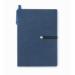 Újrahasznosított jegyzetfüzet, kék