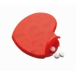 Szív alakú cukorka tartó, piros