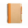 Újrahasznosított jegyzetfüzet, narancssárga