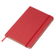 A5-ös jegyzetfüzet újrahasznosított papírból, piros