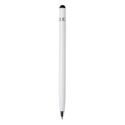 Egyszerű fém toll, fehér