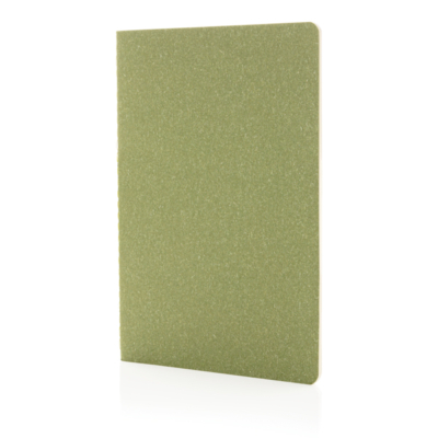 A5 standard puhafedelű, vékony jegyzetfüzet, zöld