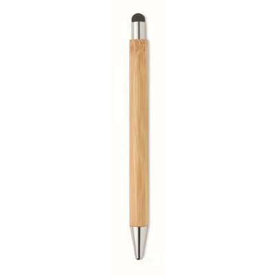 Bambusz érintőceruzás toll