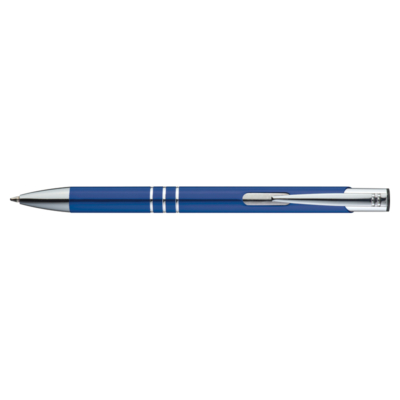 3 díszítő gyűrűs fém toll, kék
