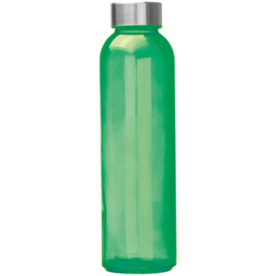 Üveg ivópalack, 500 ml, zöld