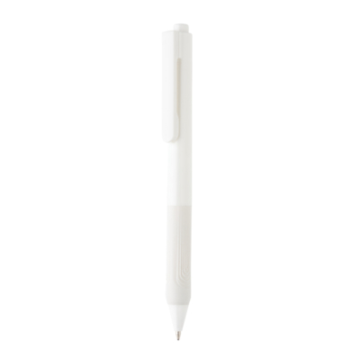 X9 szolid toll szilikon markolattal, fehér